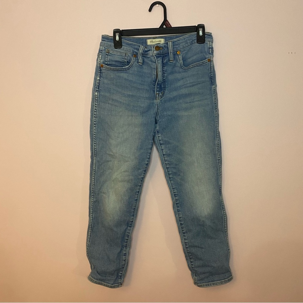 Madewell Stovepipe jeans medium wash- 28P